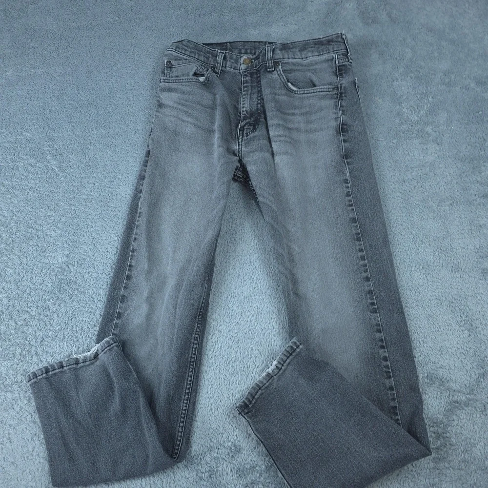 Levis 505 Jeans Mens 30x31 Gray Medium Wash Regular Fit Straight Leg Tag 32x32